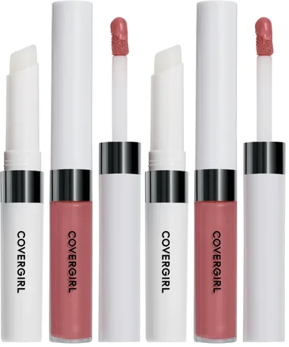 Vista 55 de COVERGIRL Outlast - Color de labios para todo el día con capa superior, 005 All-Star