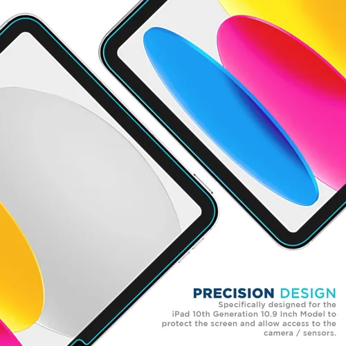 Vista 2 de Tech Armor Protector de pantalla de película antirreflejos mate para iPad 11 (2025) y iPad de 10.9 pulgadas de 10.9 pulgadas 2022, compatible