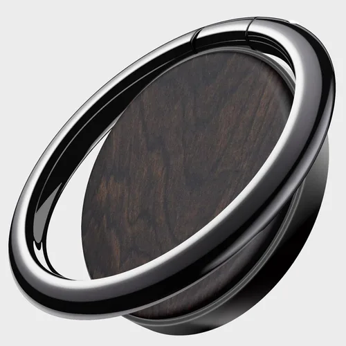 Vista 8 de Carveit Soporte de anillo para teléfono celular con diseño de madera maciza, soporte de metal compatible con iPhone 16 Pro Max 13 14 Galaxy S24