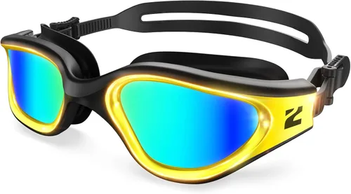 Vista 18 de ZIONOR G1 Nava Super Anti-niebla Gafas de natación unisex espejo/lente de humo brillante