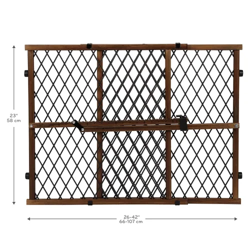 Vista 9 de Evenflo Position & Lock - Puerta para bebé, montada a presión, colección Farmhouse