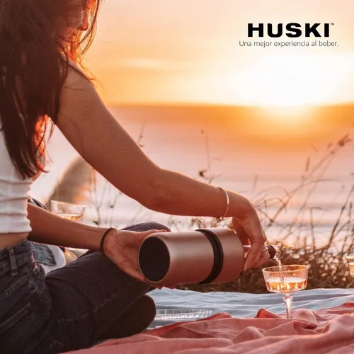 Vista 6 de Huski Enfriador de vino Diseño galardonado sin hielo Mantiene el vino frío hasta 6 horas Accesorio para vino Cubo de hielo de próxima