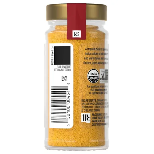 Vista 16 de McCormick Gourmet Curry en Polvo Orgánico, 1.75 Oz