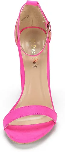 Vista 5 de DREAM PAIRS - Sandalias de tacón alto para mujer