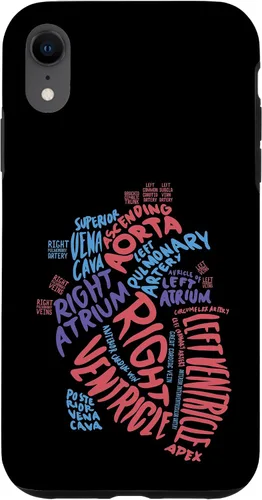Vista 25 de Cardiac Nurse Anatomical Heart Cardiology Medical Gift Case for iPhone 17