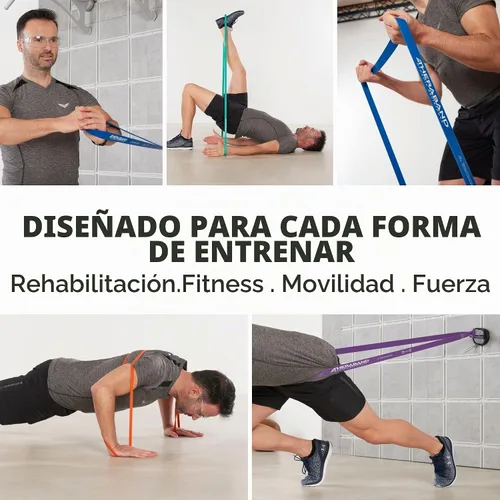 Vista 5 de THERABAND Bandas de alta resistencia, juego de 2 súper bandas elásticas para mejorar la flexibilidad, rehabilitación de lesiones y entrenamientos