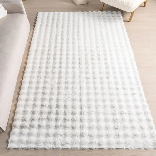 Vista 12 de nuLOOM Alfombra de Área de Felpa Acogedora de 5' x 8', Lavable a Máquina, Antideslizante, Alfombra Shag Suave y Esponjosa para Sala de Estar, Rubor