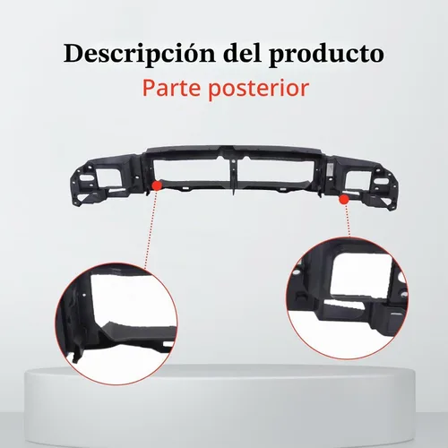 Vista 4 de Partes de repuesto para panel frontal de cabecera, rejilla de apertura, panel de nariz, panel de montaje de faros delanteros compatible
