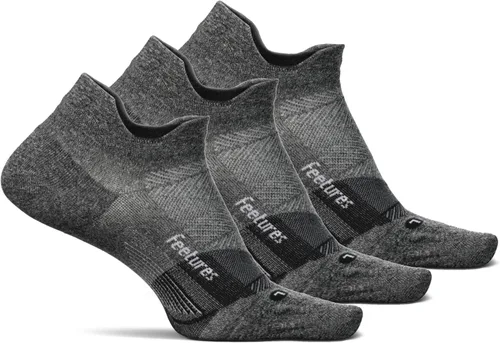 Vista 12 de Feetures Elite - Calcetines tobilleros ultraligeros que no se muestran - Calcetines deportivos con compresión dirigida Azul Ártico (1 par)
