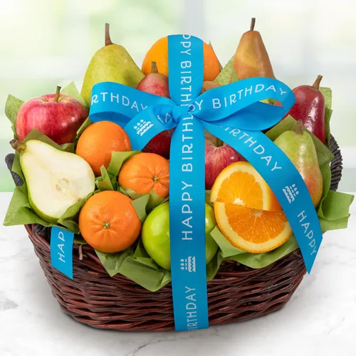 Vista 7 de Cesta de regalo de frutas Bounty para el Día de la Madre