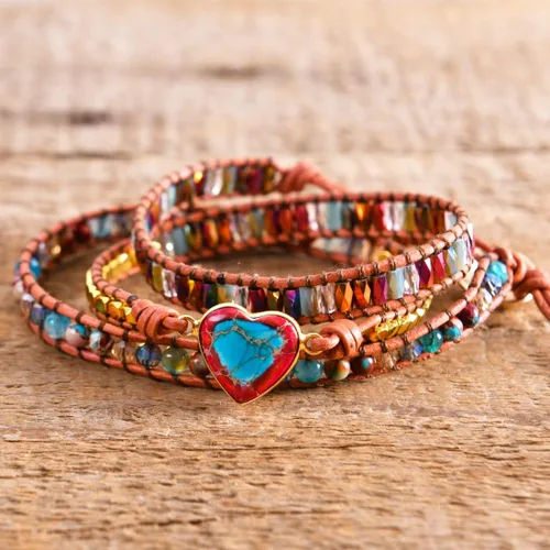 Vista 3 de YGLINE - Impresionante colección de pulseras de cuero hechas a mano