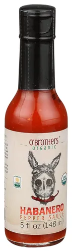 Vista 5 de O'Brothers, Salsa picante habanero, 5 onzas