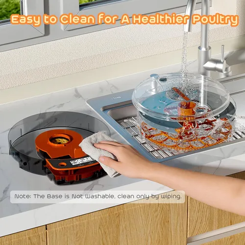 Vista 8 de AsFrost Incubadora automática de huevos de gallina, incubadora de huevos 24 huevos
