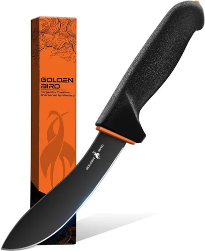 Vista 7 de Golden Bird Cuchillo de revestimiento para desollar - Hoja de punta