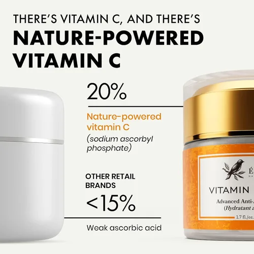 Vista 8 de Eclat Skincare Plump & Smooth - Crema hidratante facial con vitamina C y retinol crema hidratante facial de noche, 100% vegano y desarrollado por