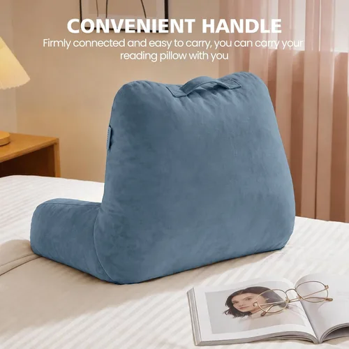 Vista 4 de Almohada de lectura de espuma viscoelástica para sentarse en la cama