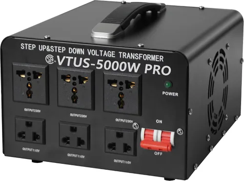 Vista 12 de Cantonape Convertidor de transformador de voltaje de 1000 vatios de aumento y bajada de 110-120 voltios a 220-240 voltios y de 220-240 voltios a
