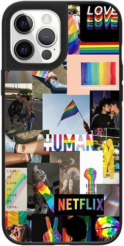 Vista 9 de Funda de teléfono Pride para iPhone 15, 14, 13, 12, 11 Plus, Pro Max, Mini, XR, X, XS Max, 7, 8 Plus, diseño estético LGBT, funda protectora