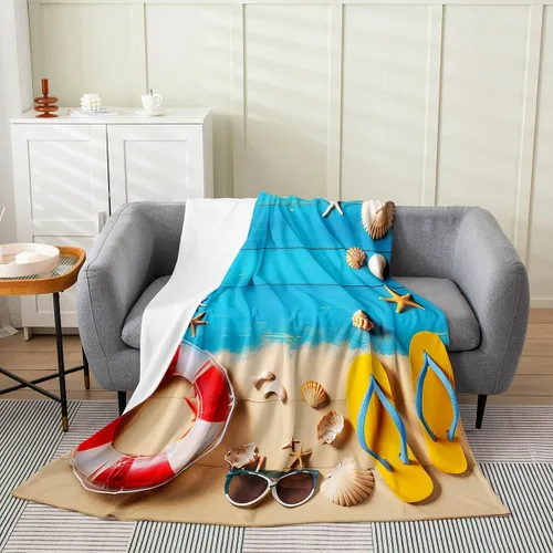 Vista 15 de Erosebridal Hammerhead Shark Flannel Blanket 40x50 Marine Life Fuzzy Plush Throw for Sofa Couch Hammerhead Shark Lover Gifts Ocean Sealife Fleece