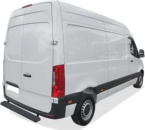 Vista 6 de APS Barra de escalón trasera de 5 pulgadas, color negro mate compatible con Dodge Sprinter 2007-2009 Van de tamaño completo y Mercedes-Benz Sprinter