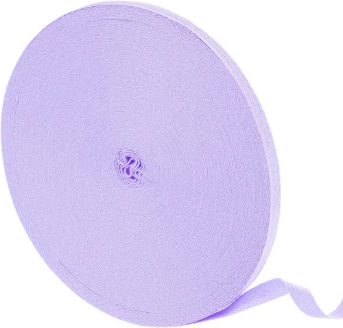 Vista 9 de uxcell Cinta de sarga de algodón de 50 yardas, cinta de espiga de 3/8 pulgadas para coser ropa, manualidades (azul)