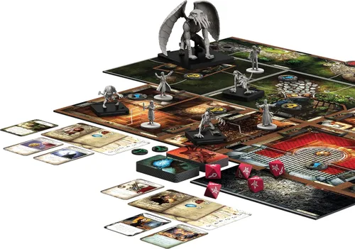 Vista 2 de Asmodee Les Demeures de l'Escarant 2 Edición Juego de mesa Juego de mesa cooperativo