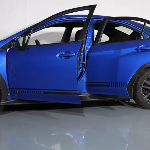 Vista 5 de Compatible con Subaru WRX 2022 2023 - Adhesivo adhesivo para lado de carrocería de automóvil, carreras, deportes, tira lateral autoadhesiva