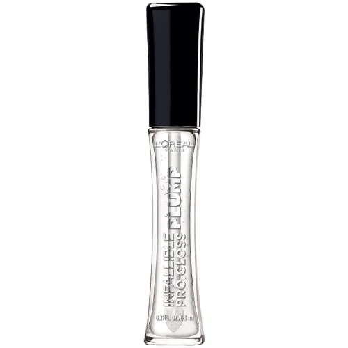 Vista 15 de L'Oréal Paris Infallible Pro Gloss Plump - Brillo labial con ácido hialurónico, brillo voluminizador de larga duración, los labios se ven Blossom