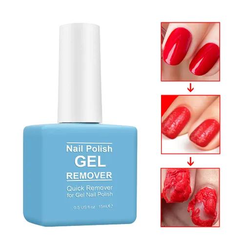 Vista 6 de SOLOTREE Gel removedor de esmalte de uñas, removedor de esmalte de uñas, kit de removedor de esmalte de uñas de gel, gel removedor de esmalte
