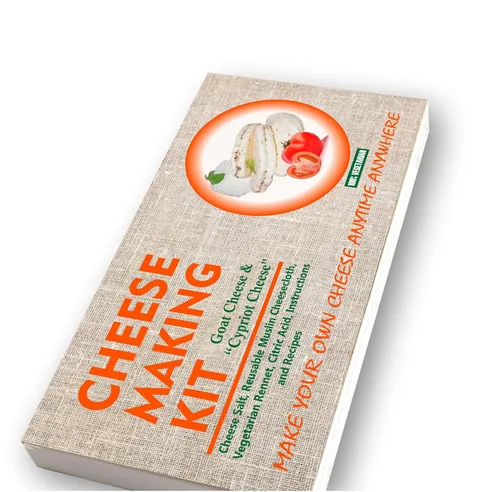 Vista 2 de Kit de 4 quesos para hacer queso de cabra, queso chipriota, queso mozzarella, queso ricotta, gran regalo para todas las ocasiones