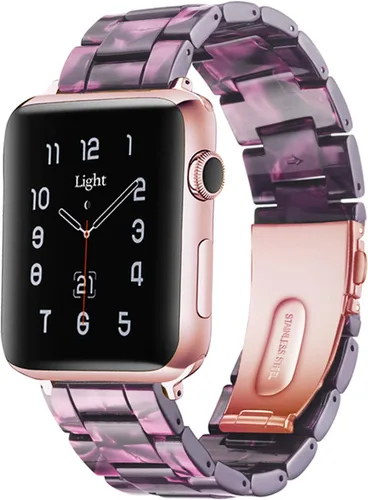 Vista 19 de Bandas para Apple Watch Light House - Correas de resina ligera de moda para iWatch para mujeres y hombres 38mm/40mm/41mm/42mm (Series 11 10)