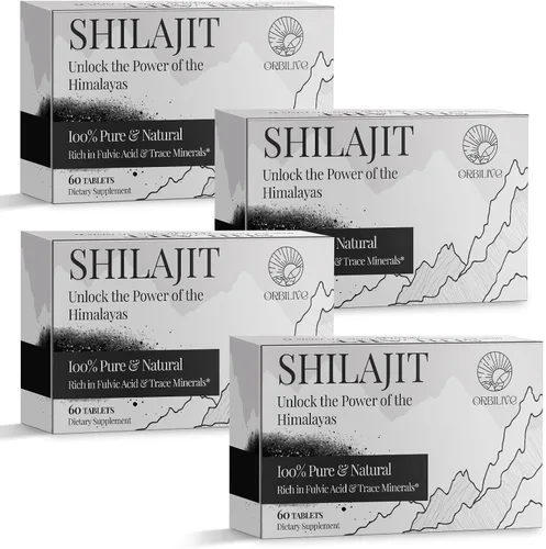 Vista 9 de Shilajit Tablets 1000 MG, 100% orgánico del Himalaya, suplemento Shilajit rico en ácido fúlvico y más de 85 minerales traza para hombres y mujeres