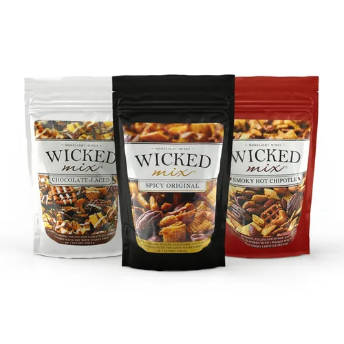 Vista 8 de Wicked Mix Mezcla de Aperitivos con Frutos Secos Mixtos - Aperitivos Dulces y Salados Mezcla Trail Mix Paquetes de Aperitivos con Almendras