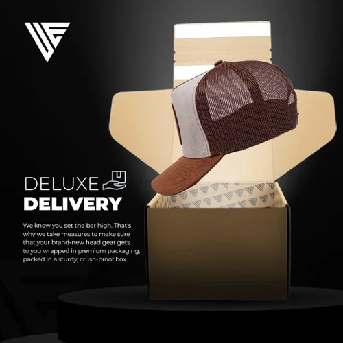 Vista 47 de Urban Effort Gorra trasera de malla, para hombres y mujeres, gorra de béisbol de 5 paneles, gran cierre a presión para caza y senderismo