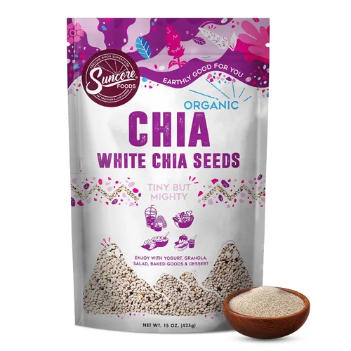 Vista 9 de Suncore Foods - Semillas orgánicas de chía negra, veganas, resellables
