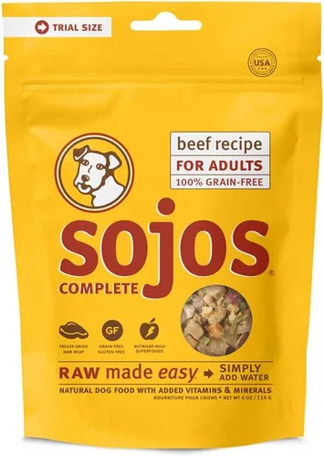 Vista 10 de Mezcla de comida para perros Sojos Complete, natural, sin cereales, seca y cruda, liofilizada