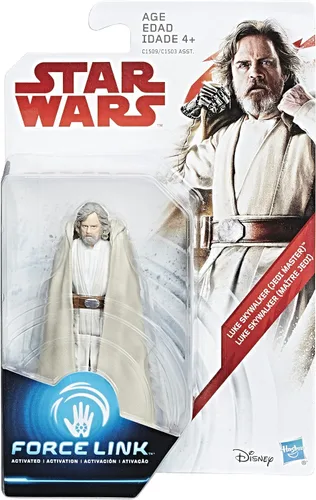Vista 2 de Star Wars Luke Skywalker (Jedi Master) Figura de enlace de fuerza