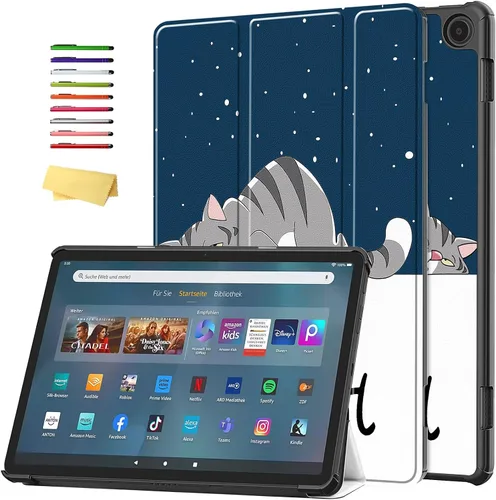 Vista 54 de Funda para Amazon Kindle Fire HD 8 y Fire HD 8 Plus (12ª/10ª generación, versión 2024/2022/2020) de 8 pulgadas, UUcovers con soporte triple