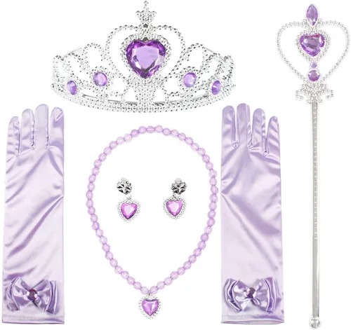 Vista 3 de ReliBeauty Disfraz de sirena con lentejuelas para niñas pequeñas