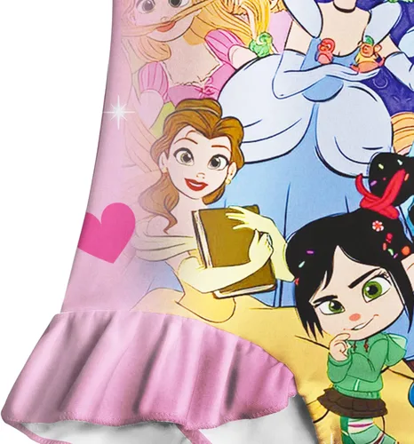 Vista 6 de Yannie Traje de baño de princesa de una pieza para niñas con sombrero