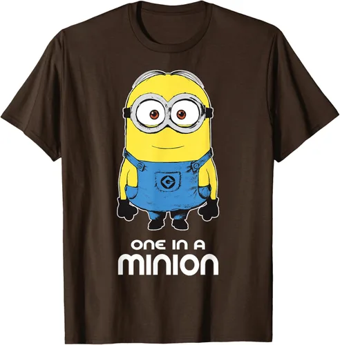 Vista 8 de Despicable Me Camiseta estampada Minions Bob One in A Minion Negro