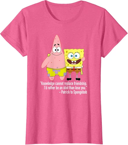 Vista 50 de Mademark x SpongeBob SquarePants - Patrick & SpongeBob - Camiseta de la amistad Asfalto