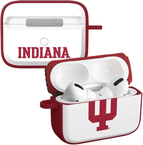 Vista 6 de AFFINITY BANDS Indiana Hoosiers HDX - Funda compatible con Apple AirPods Pro 1 y 2 (Classic Crimson)