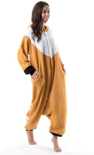 Vista 4 de Beauty Shine Disfraz unisex de dibujos animados para adultos Halloween Navidad pijamas de peluche para cosplay