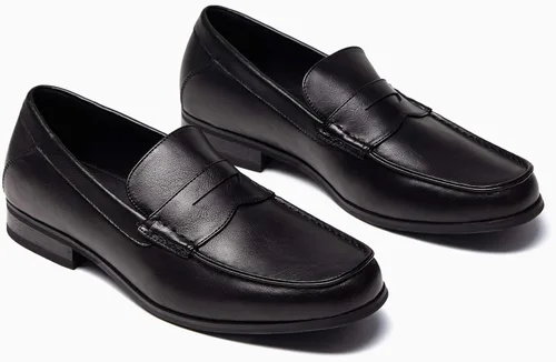 Vista 5 de Coutgo Mocasines Penny para hombre, zapatos de vestir, informales, para conducir, oficina, zapatos planos ligeros