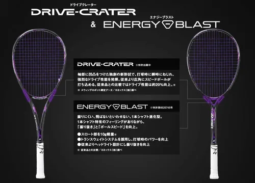 Vista 3 de YONEX Soft Tennis Racket Frame Only Geoblake 50V Intermediate