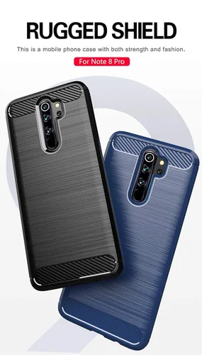 Vista 7 de Asuwish Funda de teléfono para Xiaomi Redmi Note 8 Pro con protector de pantalla de vidrio templado y accesorios para celulares, silicona TPU suave