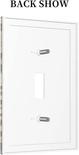 Vista 164 de Placa de Interruptor de Luz Azul de 1 Gang, Placa de Pared Decorativa de Palanca Individual, Cubierta de Placa de Pared de Palanca, Placa Frontal