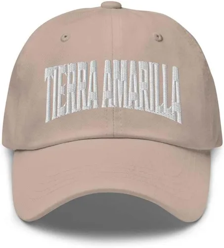 Vista 11 de Tierra Amarilla Gorra de béisbol Tierra Amarilla Sombrero de papá Nuevo México NM Sombrero Bordado Recuerdo