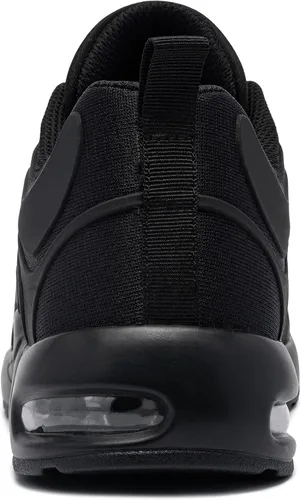 Vista 6 de LARNMERN Zapatos de punta de acero para mujer, con amortiguación de aire, zapatos de seguridad con puntera de seguridad, zapatos de trabajo cómodos